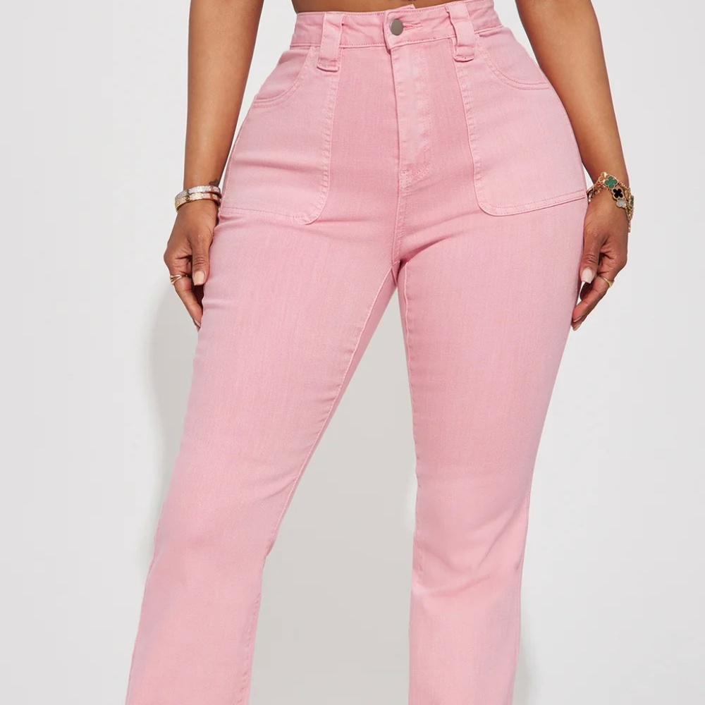 Pink Denim Jeans